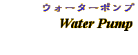 Information - Water Pump