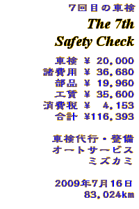 Index - The 7th Safety Check
