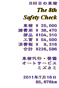 Index - The 8th Safety Check