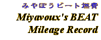 Information - Miyavoux's BEAT Mileage Record